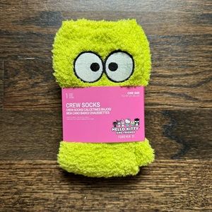 Forever 21 x Hello Kitty and Friends Keroppi Plush Crew Socks | NWT